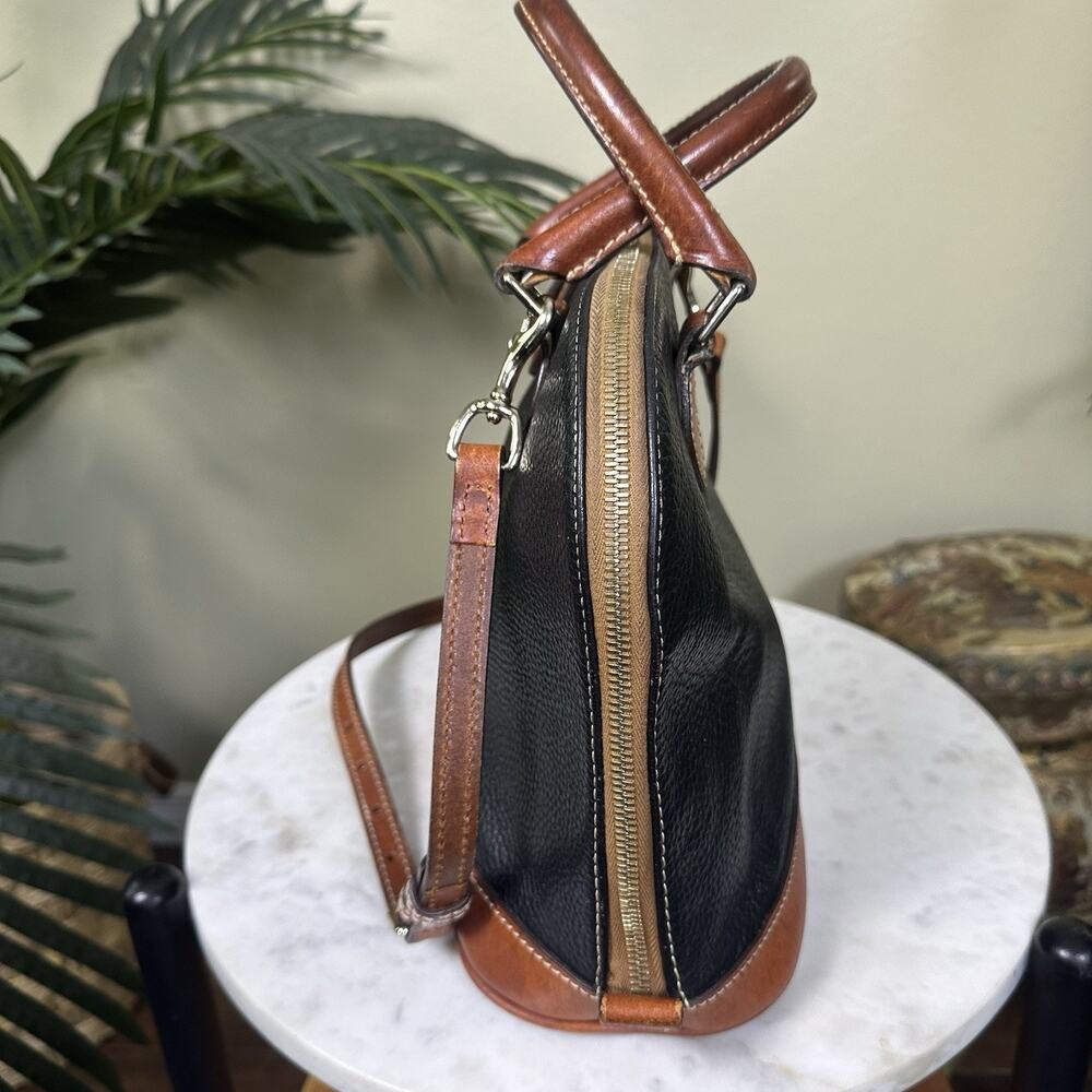 Dooney & Bourke Satchel All Weather Leather Pebbled shoulder strap Flaws - Picture 4 of 16